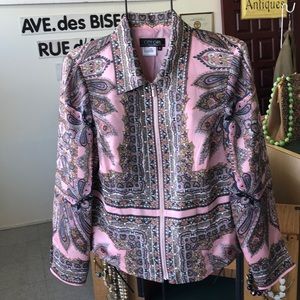 Nancy Bolin zip up shirt women’s.